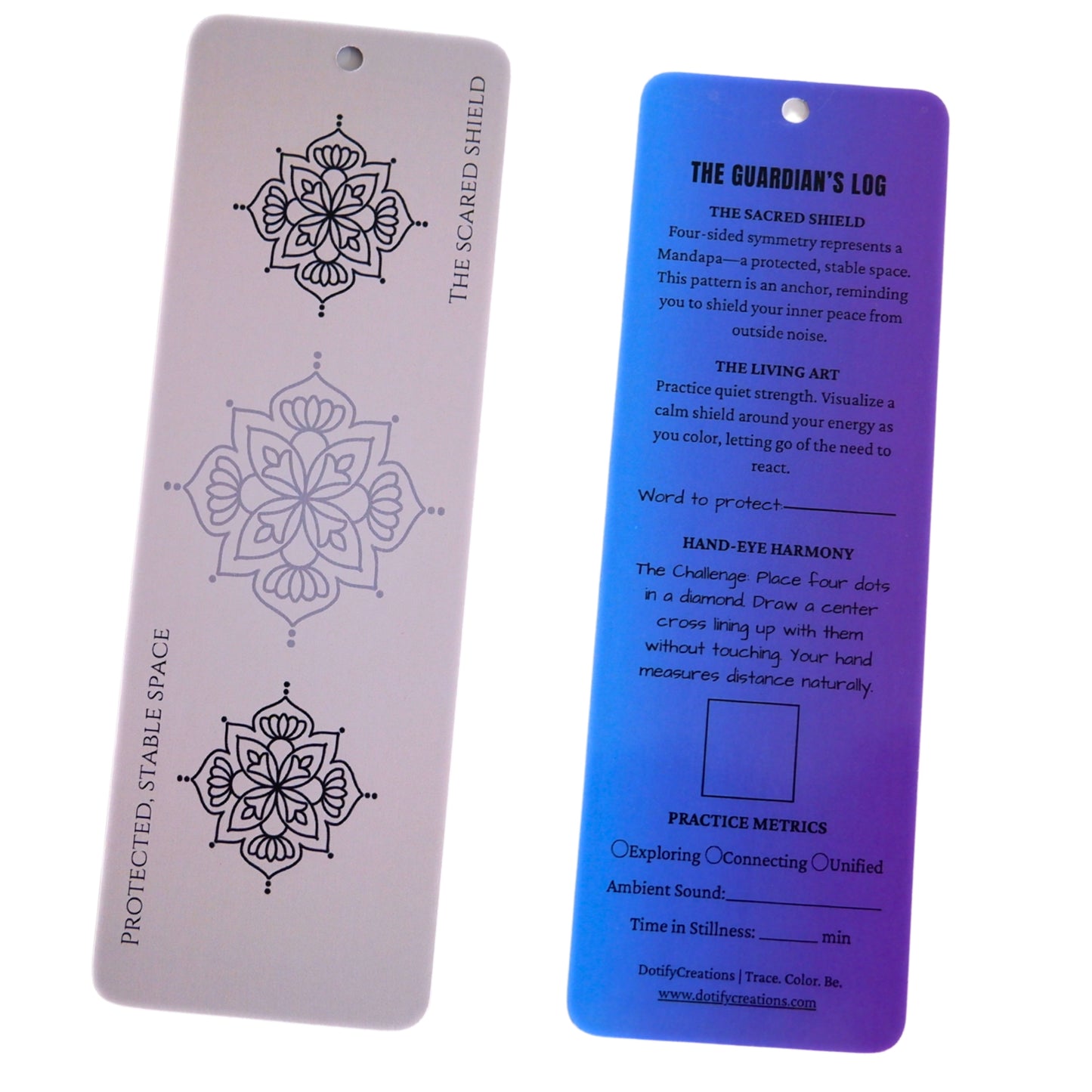 Pravaha – DIY Freehand Rangoli Bookmark Making Kit | Trace, Colour & Create