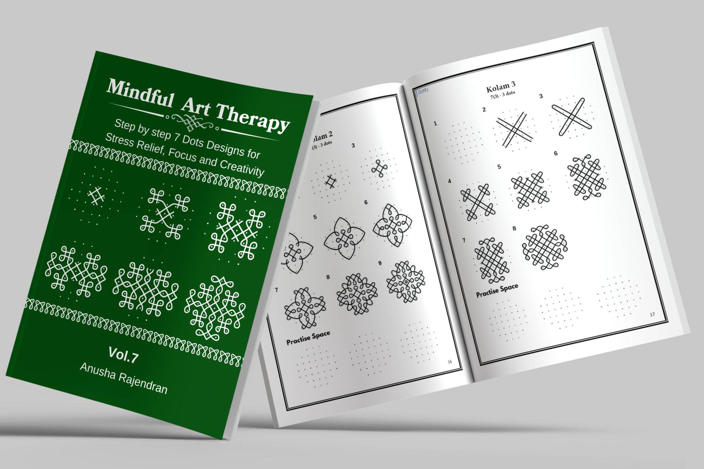 Mindful Art Therapy Complete Collection (Vol. 1-7): The Ultimate Kolam Course