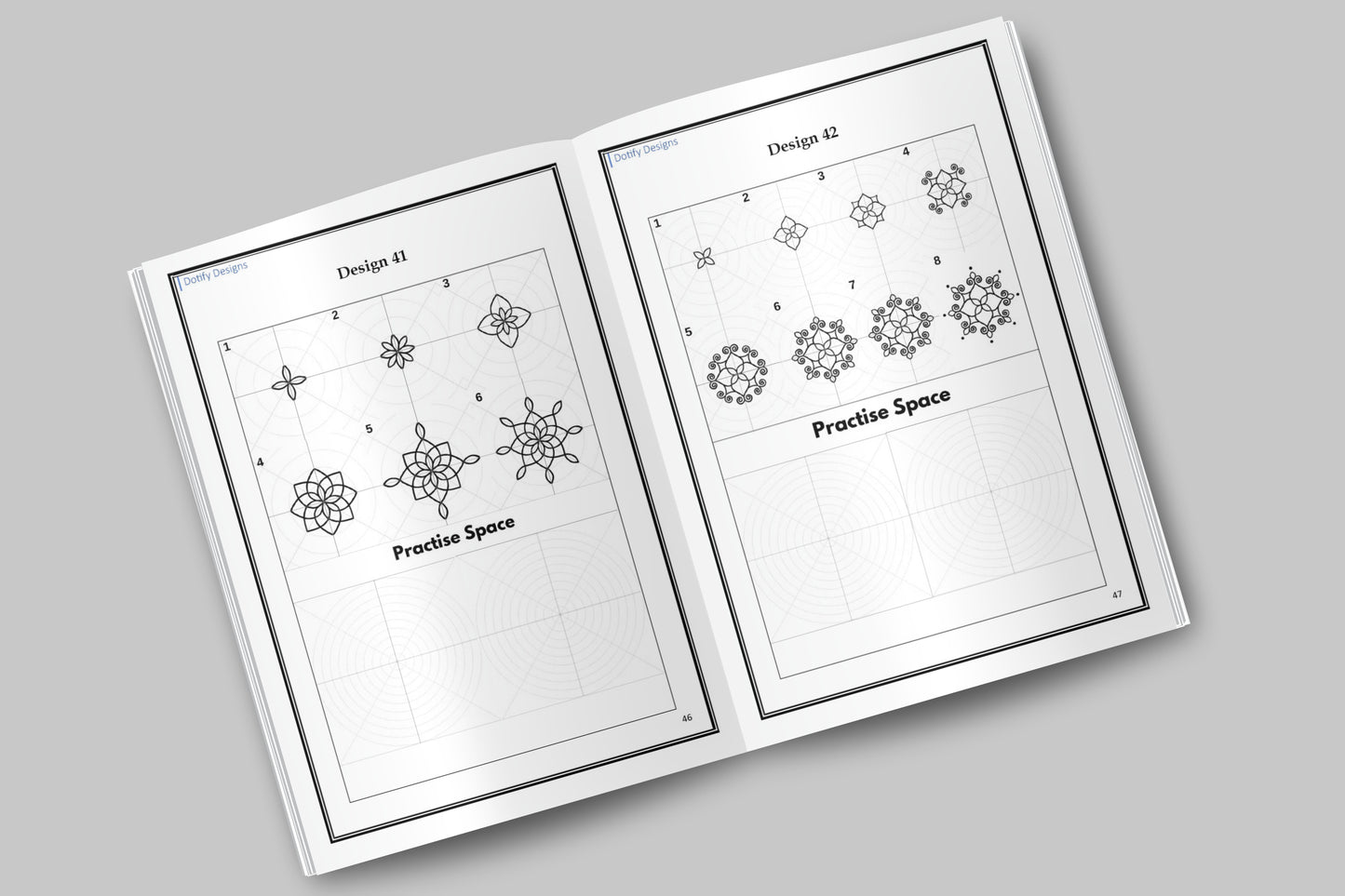 Dotify Designs: Kolam & Rangoli Workbook for Mindfulness & Art Therapy | Dotify Creations