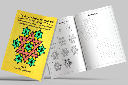 The Art of Festive Mindfulness Complete Set (Vol. 1-4): Master Grand 11-19 Dot Kolams