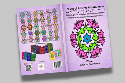 The Art of Festive Mindfulness Vol. 2: Master 15-to-8 Interlaced Kolams