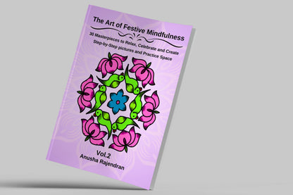 The Art of Festive Mindfulness Vol. 2: Master 15-to-8 Interlaced Kolams