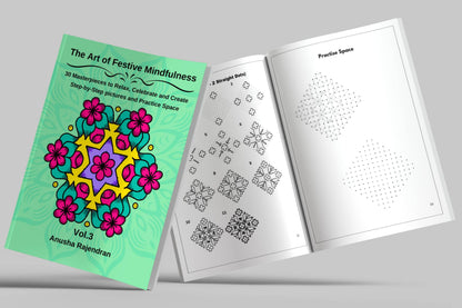 The Art of Festive Mindfulness Vol. 3: Master Grand 16 & 17 Dot Kolams
