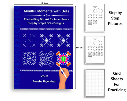 Dotify Creations Complete 15-Book Kolam & Rangoli Collection | Step-by-Step Sikku Kolam, Dotted Rangoli & Festive Rangoli Practice Books