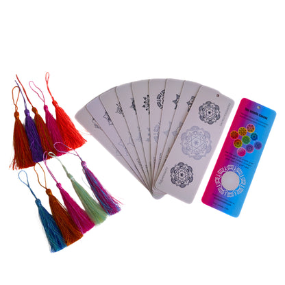 Pravaha – DIY Freehand Rangoli Bookmark Making Kit | Trace, Colour & Create