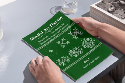 Mindful Art Therapy Vol. 7: Master Hexagonal 7-3 Dot Kolams (Intermediate Edition)