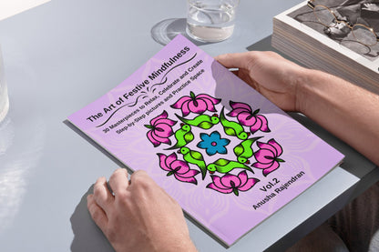 The Art of Festive Mindfulness Vol. 2: Master 15-to-8 Interlaced Kolams