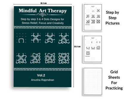 Dotify Creations Complete 15-Book Kolam & Rangoli Collection | Step-by-Step Sikku Kolam, Dotted Rangoli & Festive Rangoli Practice Books