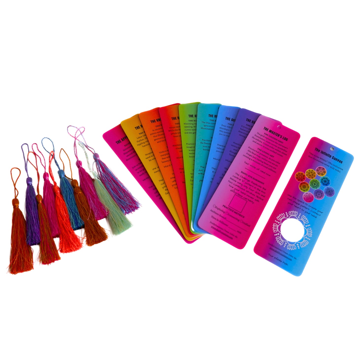 Pravaha – DIY Freehand Rangoli Bookmark Making Kit | Trace, Colour & Create