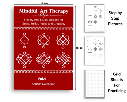 Dotify Creations Complete 15-Book Kolam & Rangoli Collection | Step-by-Step Sikku Kolam, Dotted Rangoli & Festive Rangoli Practice Books