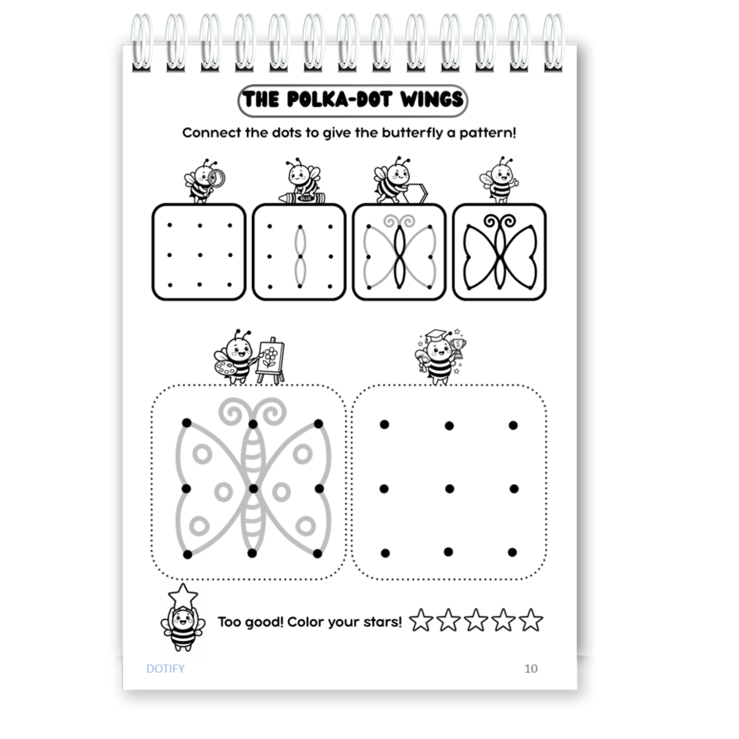 Little Dots of Joy Volume 1 | Bee-Themed Step-by-Step Kolam Learning Workbook for Kids | Trace, Draw, Practise & Colour