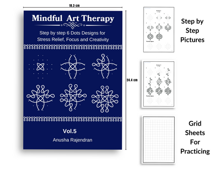 Dotify Creations Complete 15-Book Kolam & Rangoli Collection | Step-by-Step Sikku Kolam, Dotted Rangoli & Festive Rangoli Practice Books