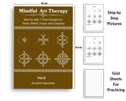 Dotify Creations Complete 15-Book Kolam & Rangoli Collection | Step-by-Step Sikku Kolam, Dotted Rangoli & Festive Rangoli Practice Books
