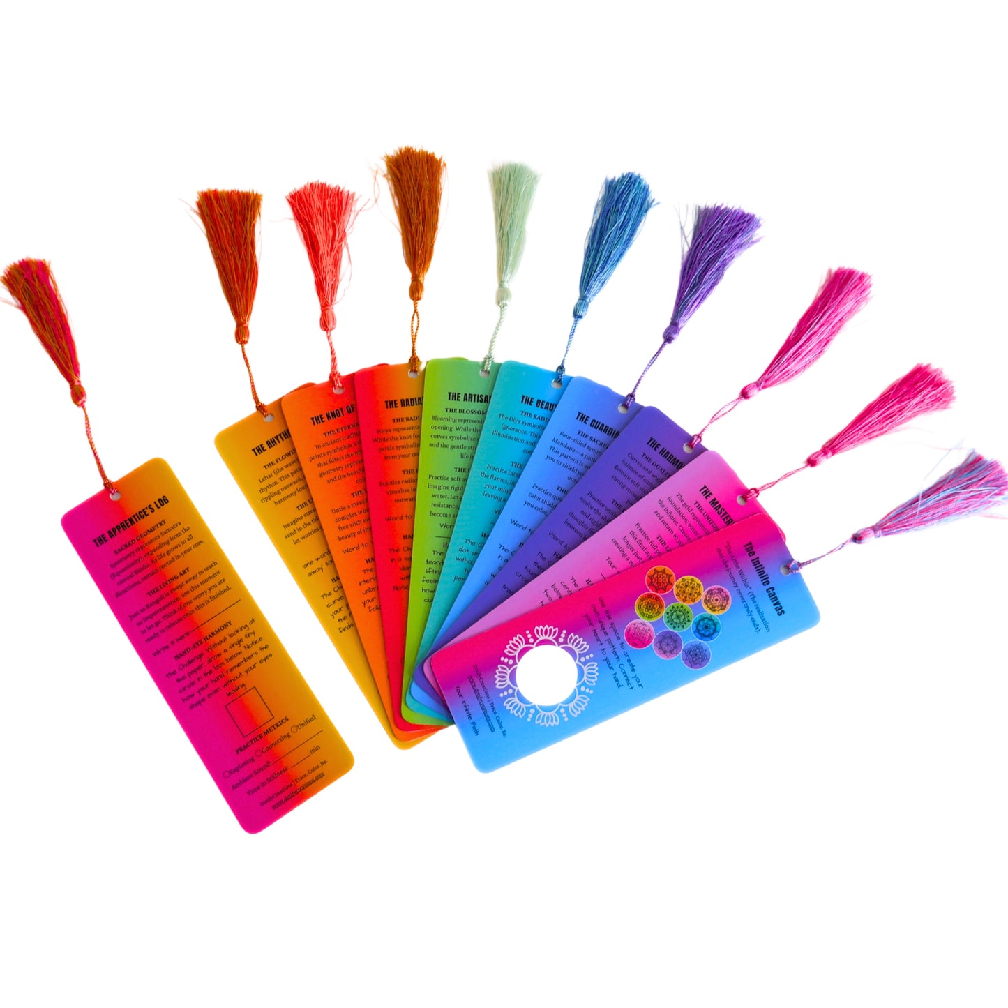 Pravaha – DIY Freehand Rangoli Bookmark Making Kit | Trace, Colour & Create