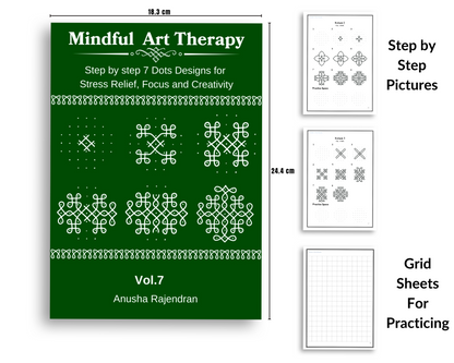 Dotify Creations Complete 15-Book Kolam & Rangoli Collection | Step-by-Step Sikku Kolam, Dotted Rangoli & Festive Rangoli Practice Books