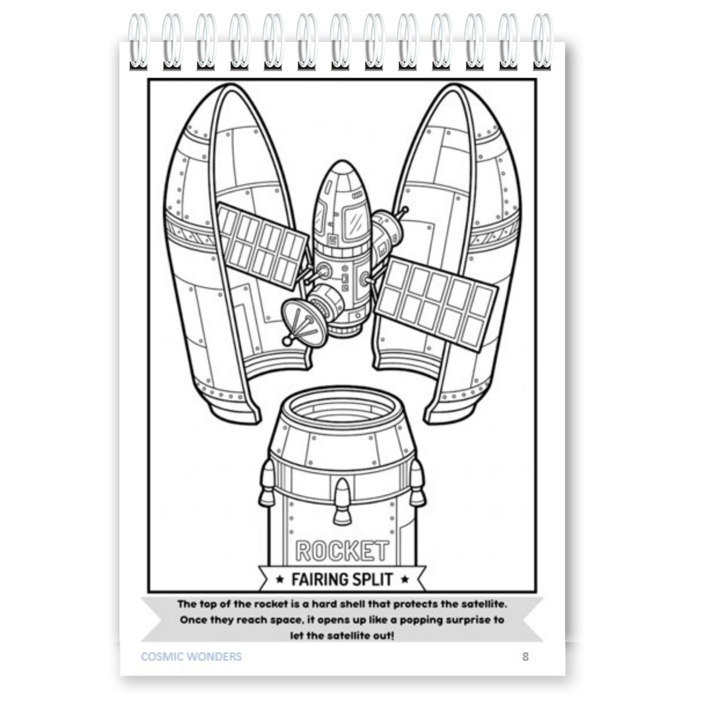 Cosmic Wonders – ISRO & Space Colouring Book for Kids with Fun Facts