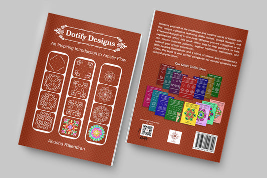 Dotify Designs: Kolam & Rangoli Workbook for Mindfulness & Art Therapy | Dotify Creations