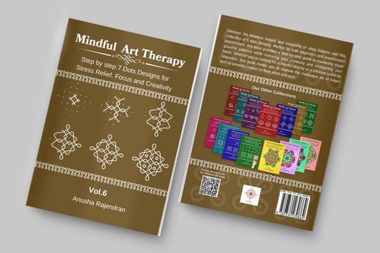 Mindful Art Therapy Vol. 6: Master Grand 7-Dot Diamond Kolams