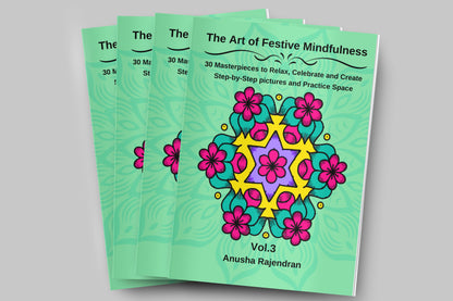 The Art of Festive Mindfulness Vol. 3: Master Grand 16 & 17 Dot Kolams