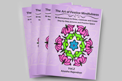 The Art of Festive Mindfulness Vol. 2: Master 15-to-8 Interlaced Kolams