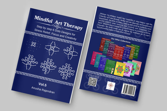 Mindful Art Therapy Vol. 5: Master Star Kolams & 6-2 Diamond Grid (Intermediate Edition)