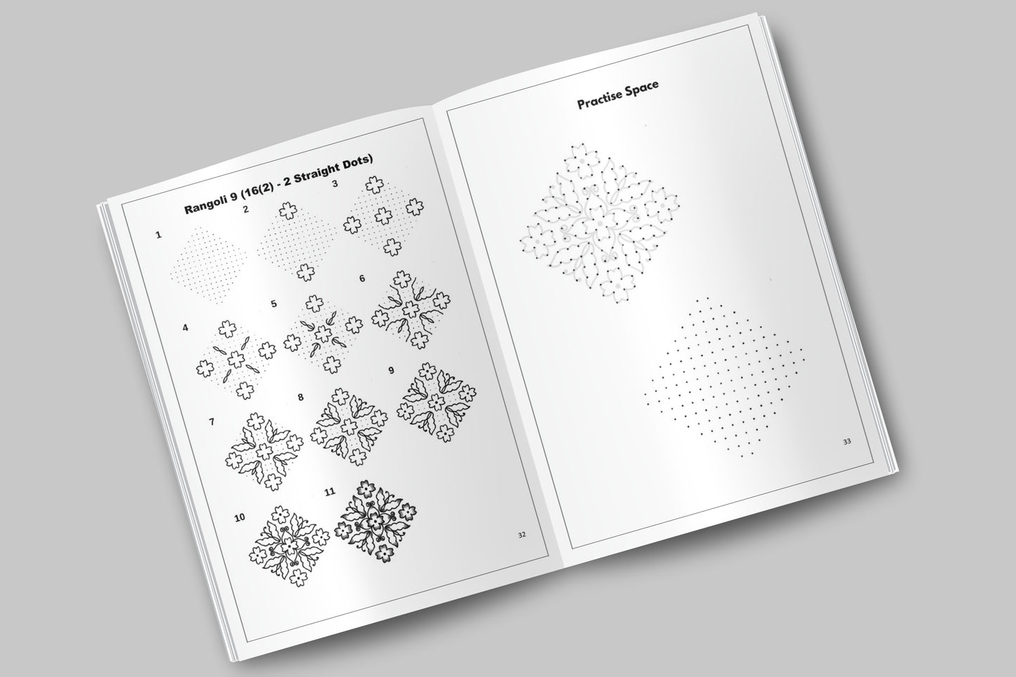 The Art of Festive Mindfulness Vol. 3: Master Grand 16 & 17 Dot Kolams