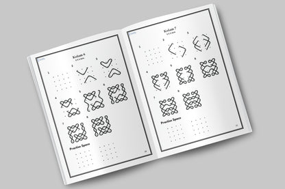 Mindful Art Therapy Vol. 3: Master 4 & 5 Dot Kolam Designs (Intermediate Edition)