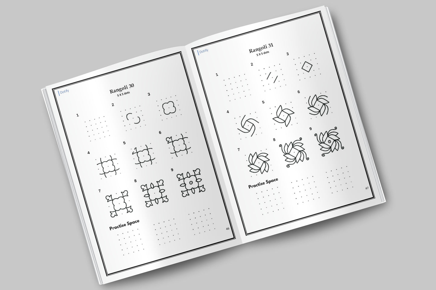 Mindful Moments with Dots Vol. 2: Draw & Color Stunning 5-Dot Rangolis