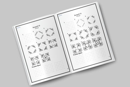 Mindful Moments with Dots Vol. 3: Discover 6-Dot Geometric Rangolis