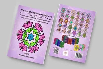 The Art of Festive Mindfulness Complete Set (Vol. 1-4): Master Grand 11-19 Dot Kolams