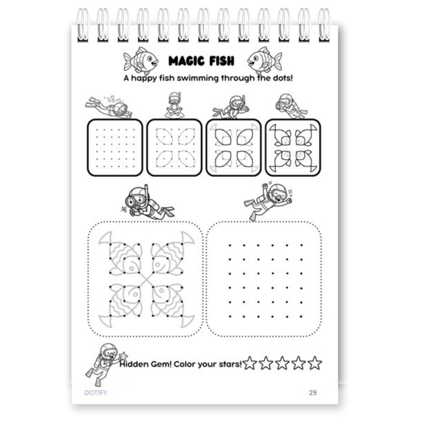 Little Dots of Joy Volume 2 | Ocean-Themed Step-by-Step Kolam Learning Workbook for Kids | Trace, Draw, Practise & Colour