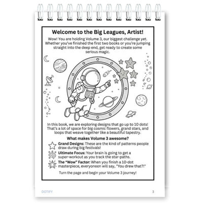 Little Dots of Joy Volume 3 | Space-Themed Step-by-Step Kolam Learning Workbook for Kids | Trace, Draw, Practise & Colour