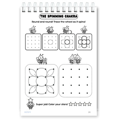 Little Dots of Joy Complete 3-Book Combo | Bee, Ocean & Space-Themed Step-by-Step Kolam Learning Workbooks for Kids | Trace, Draw, Practise & Colour