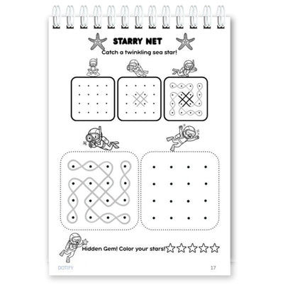 Little Dots of Joy Volume 2 | Ocean-Themed Step-by-Step Kolam Learning Workbook for Kids | Trace, Draw, Practise & Colour