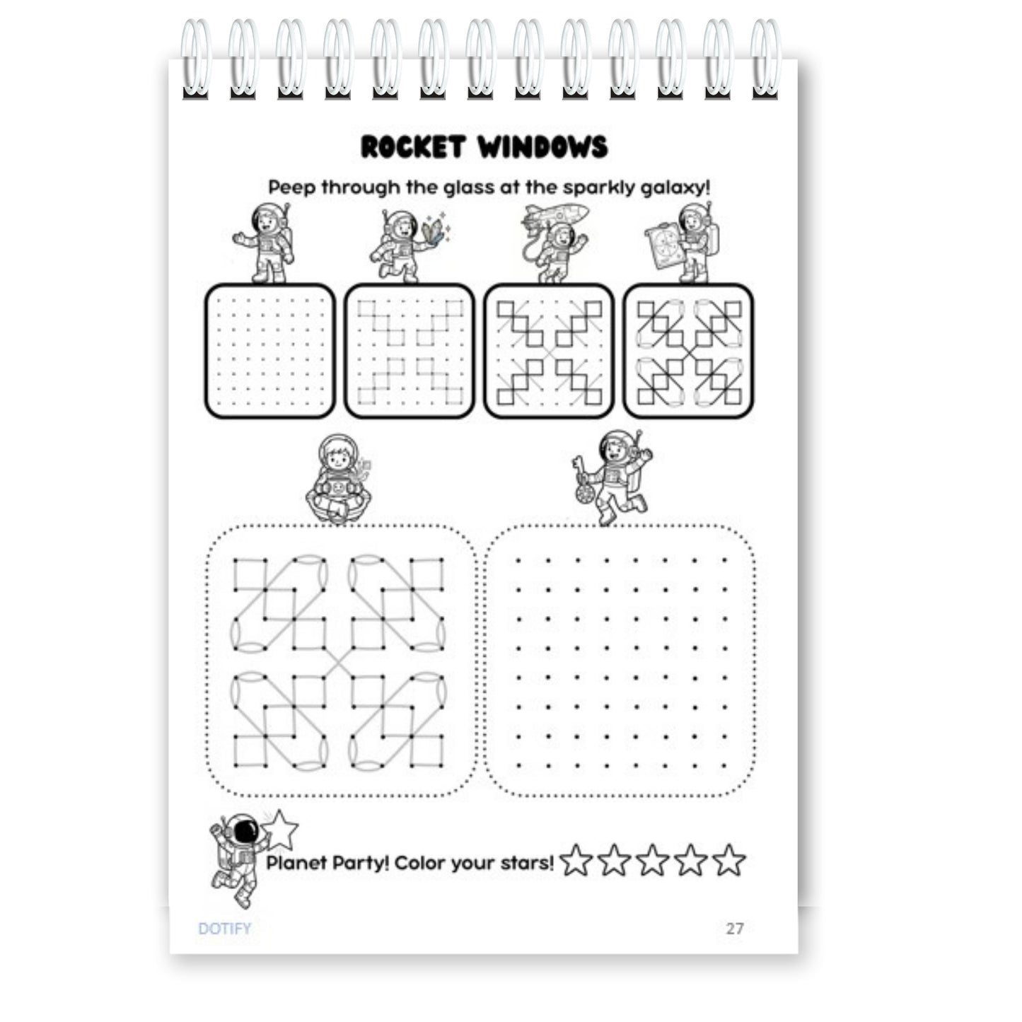 Little Dots of Joy Volume 3 | Space-Themed Step-by-Step Kolam Learning Workbook for Kids | Trace, Draw, Practise & Colour