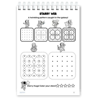 Little Dots of Joy Volume 3 | Space-Themed Step-by-Step Kolam Learning Workbook for Kids | Trace, Draw, Practise & Colour